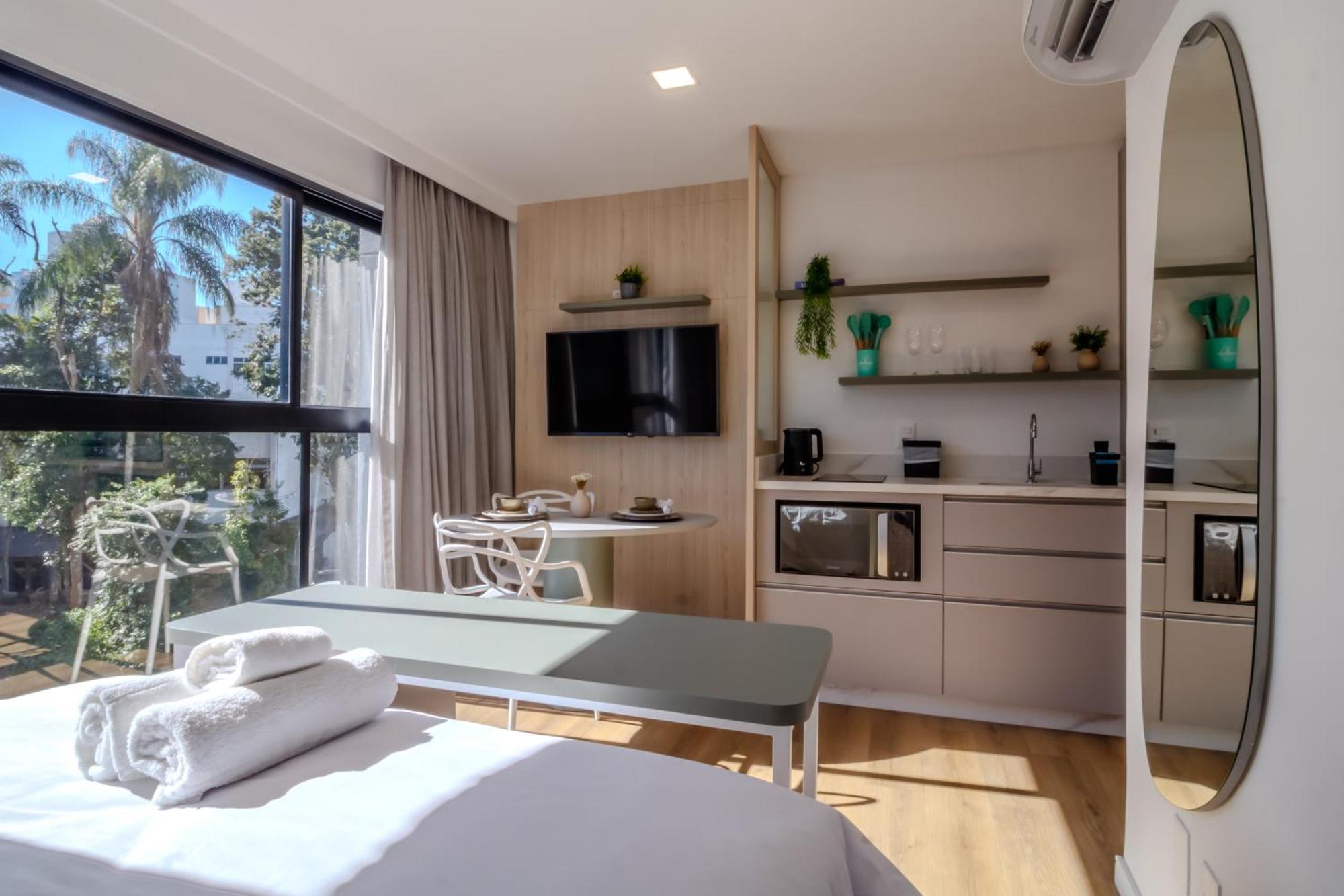 Loft Novo Todo Mobiliado Com Wifi Piscina E Proximo A Oktober *